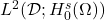 L^2(\mathcal{D}; H^s_0(\Omega))