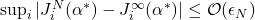  \sup_{i} | J_i^N(\alpha^*) - J_i^{\infty}(\alpha^*) | \le \mathcal{O}(\epsilon_N) 