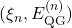 (\xi_n, E_\mathrm{QG}^{(n)})