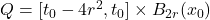 Q=[t_0-4r^2,t_0]\times B_{2r}(x_0)